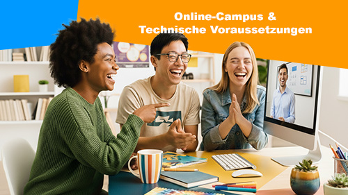 Online am Hybrid-Unterricht teilnehmen (Online-Campus)