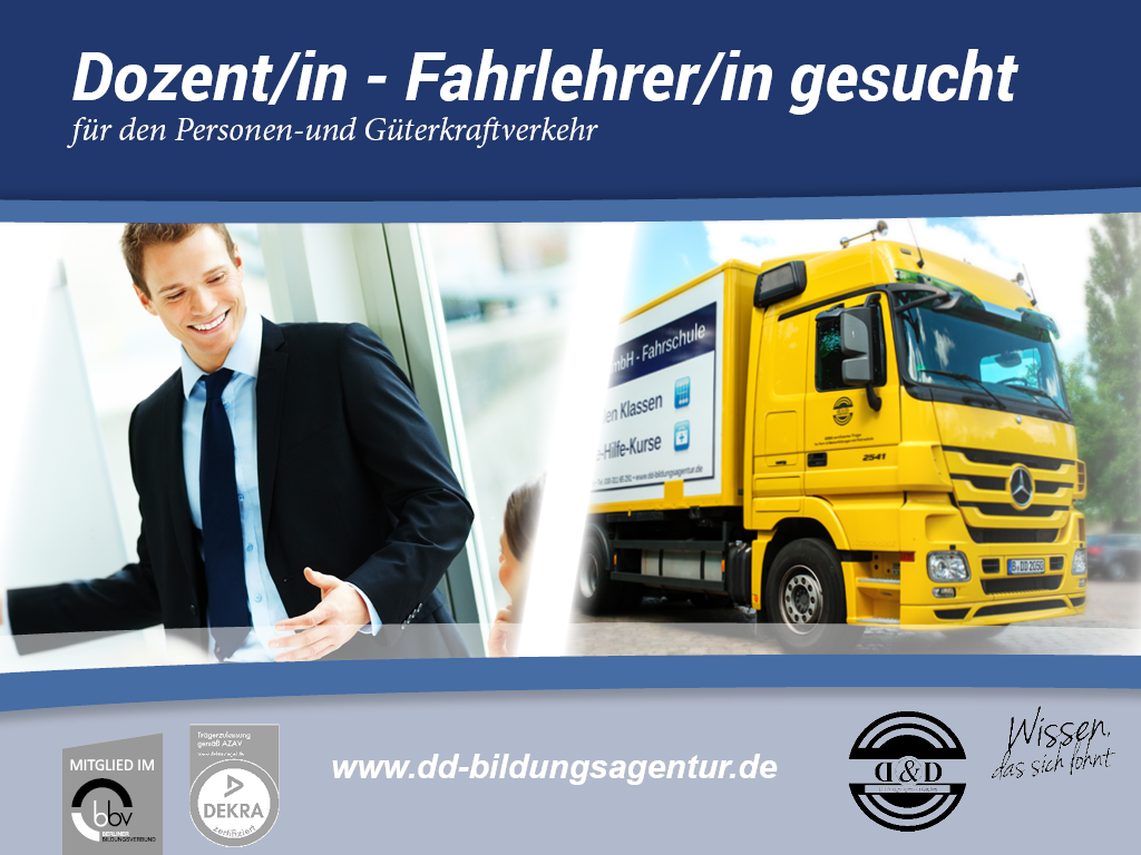 Dozent Fahrlehrer gesucht