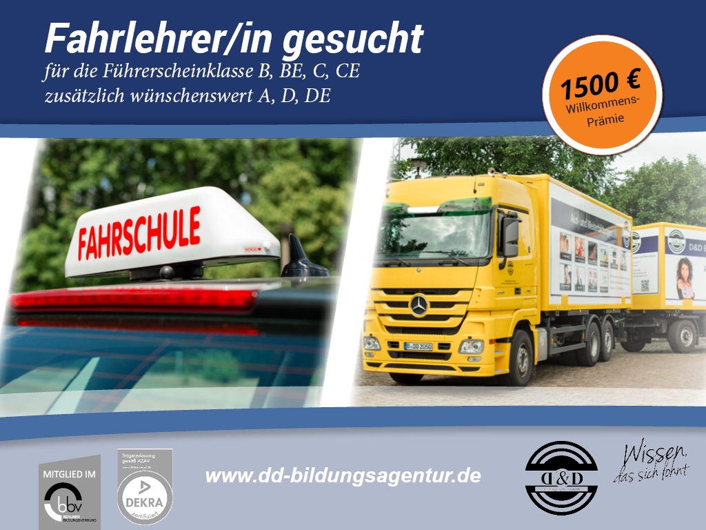 Fahrlehrer gesucht