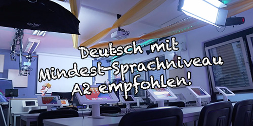 In welcher Sprache findet der Unterricht statt und ist ein Sprachniveau Voraussetzung 2