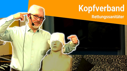 Kopfverband mit Dreiecktuch 500px