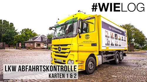 LKW Abfahrtskontrolle Guterkraftverkehr