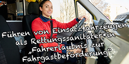 Rettungssanitater Darf ich als Rettungssanitater auch ein Sonderfahrzeug wie z2.B. einen RTW fuhren 2
