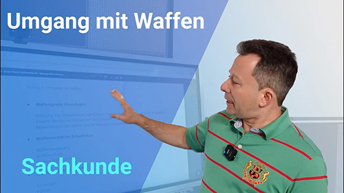 Thema 1 Umgang mit Waffen Sachkunde gemass 34a GewO