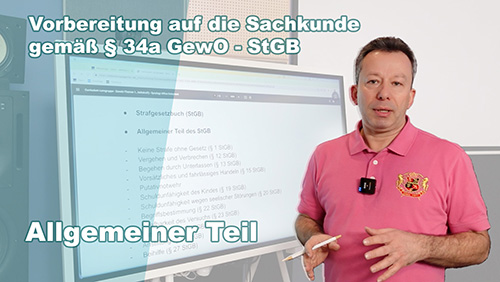 Vorbereitung auf die Sachkunde gemass 34a GeWO StGB Allgemeiner Teil 500px