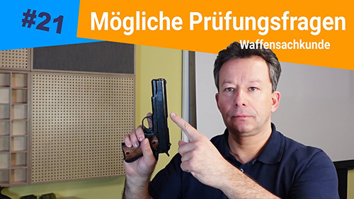 Zuge und Felder im Lauf einer Pistole Colt .45 500px
